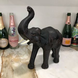 Leather elephant - Made in India